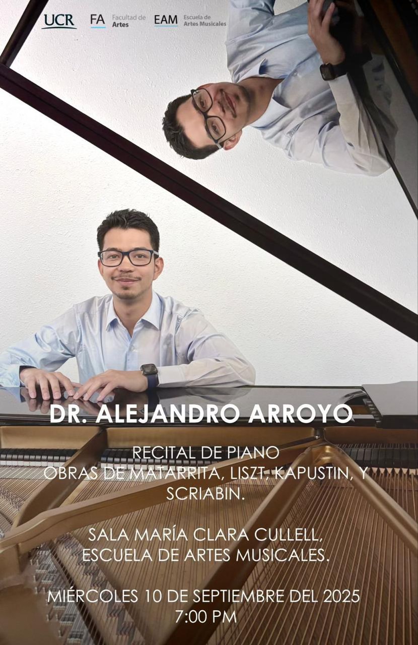 Recital - Sala María Clara Cullell, Universidad de Costa Rica (2025)