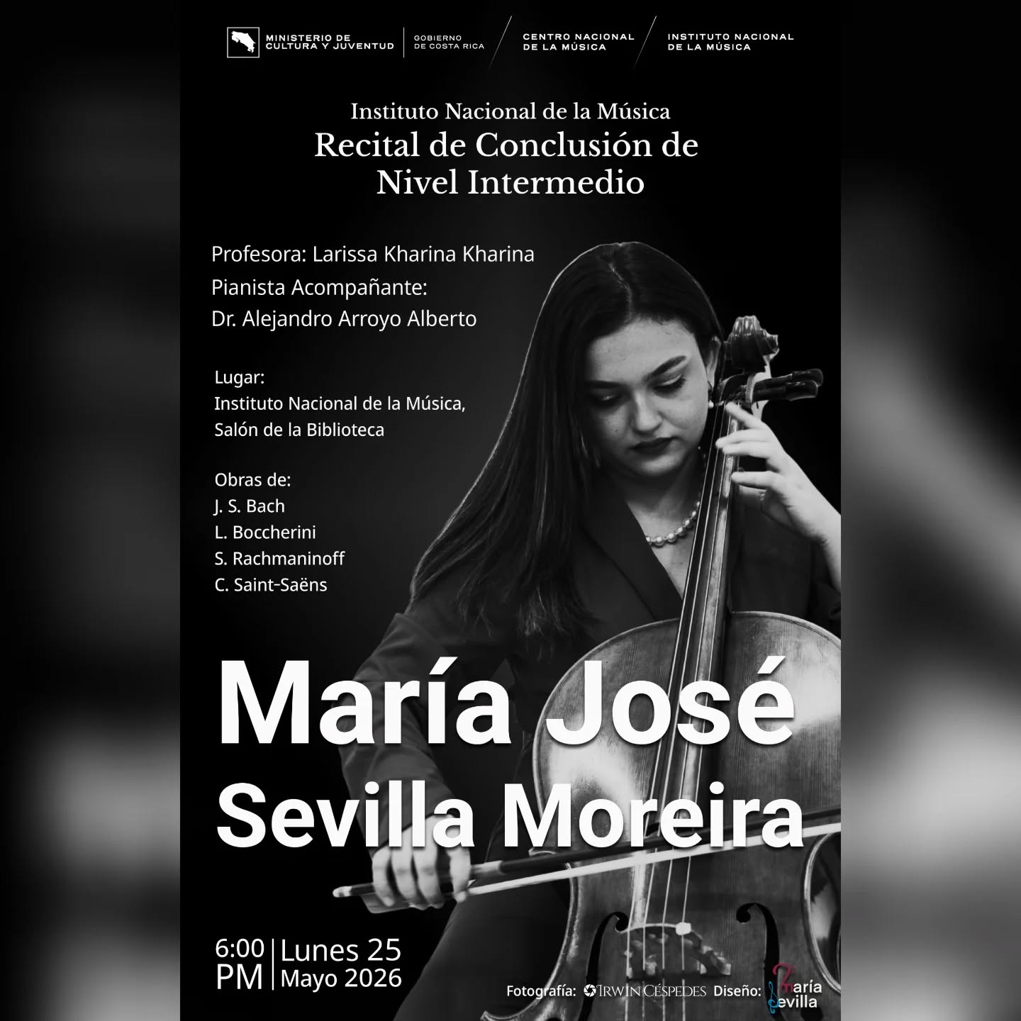 Recital de Conclusión de Nivel Intermedio, violonchelo (2026)